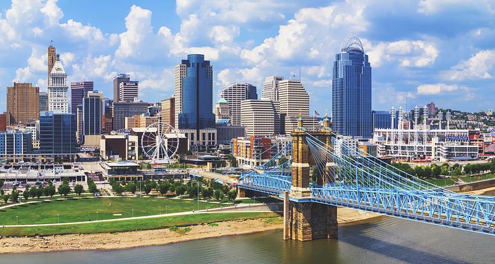 Real estate in Cincinnati’s Mount Washington neighborhood.
